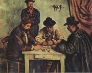 Paul Cezanne Les Foueurs de Cartes painting